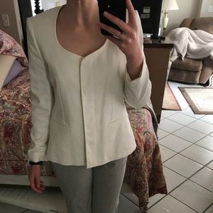 White Ann Taylor Blazer